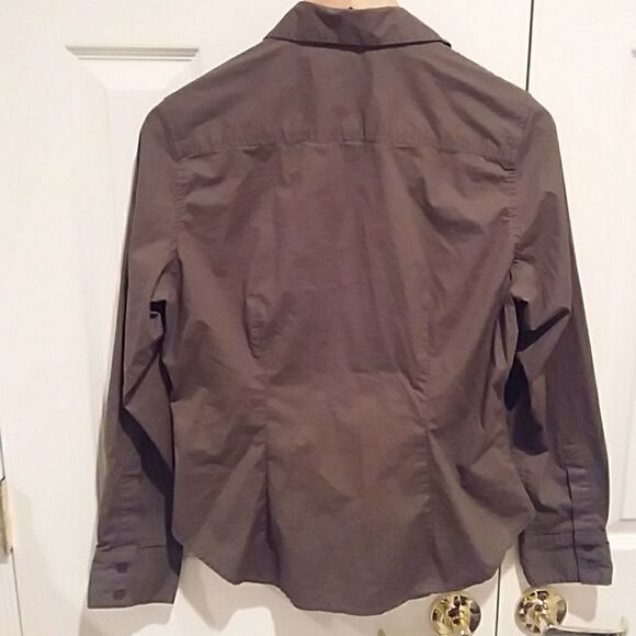 The Limited Olive Green Shirt Sz L - Picture 2 of 3